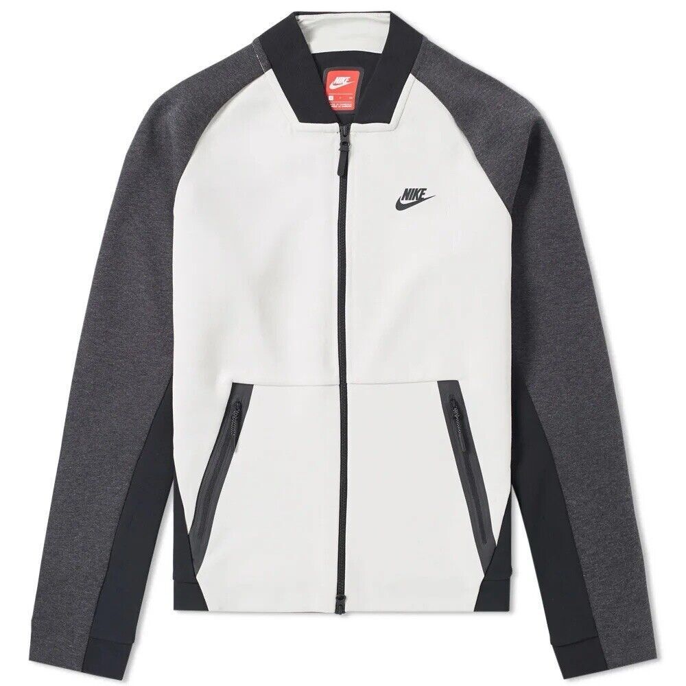 NIKE TECH FLEECE VARSITY MENS JACKET 886617 091 Size L